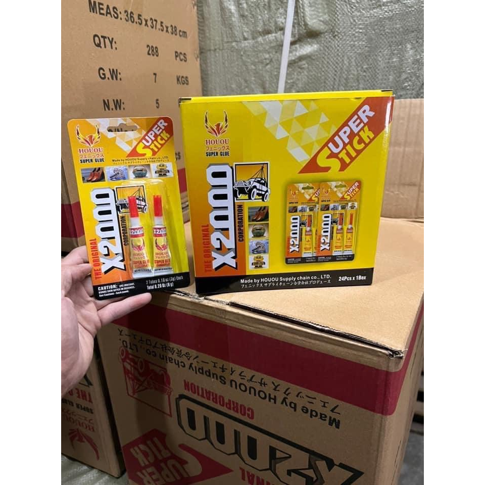 SET 2 TUÝP KEO DÁN ĐA NĂNG X2000 SIÊU DÍNH