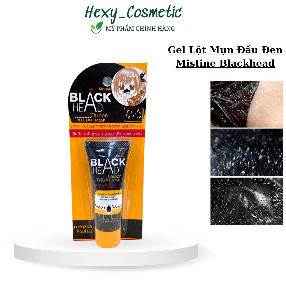 Gel lột mụn đầu đen Blackhead Mistine Thái Lan, Gel lột mụn bùn khoáng | BigBuy360 - bigbuy360.vn