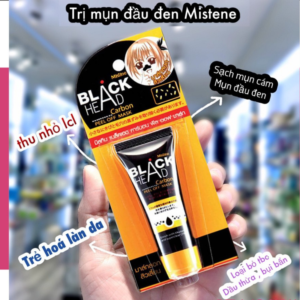 Gel lột mụn đầu đen Blackhead Mistine Thái Lan, Gel lột mụn bùn khoáng | BigBuy360 - bigbuy360.vn