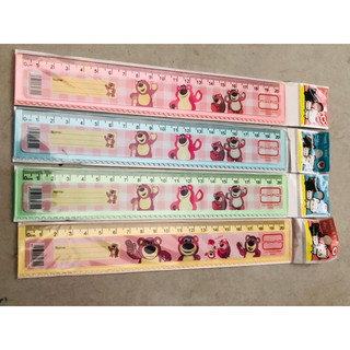 Thước kẻ gấu dâu losto 20cm 1 cây