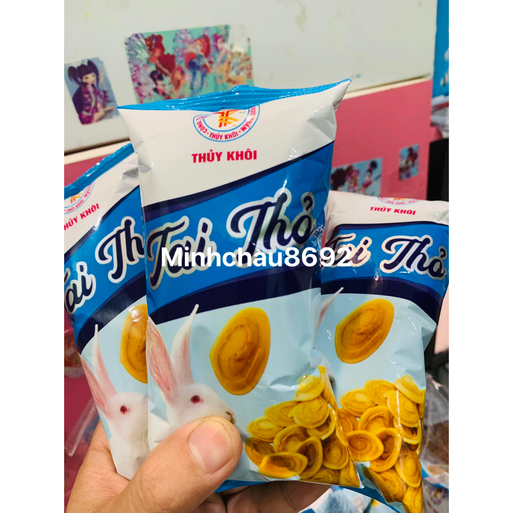 Bim bim hình tai thỏ giòn ngọt - 30 gói 1 bịch