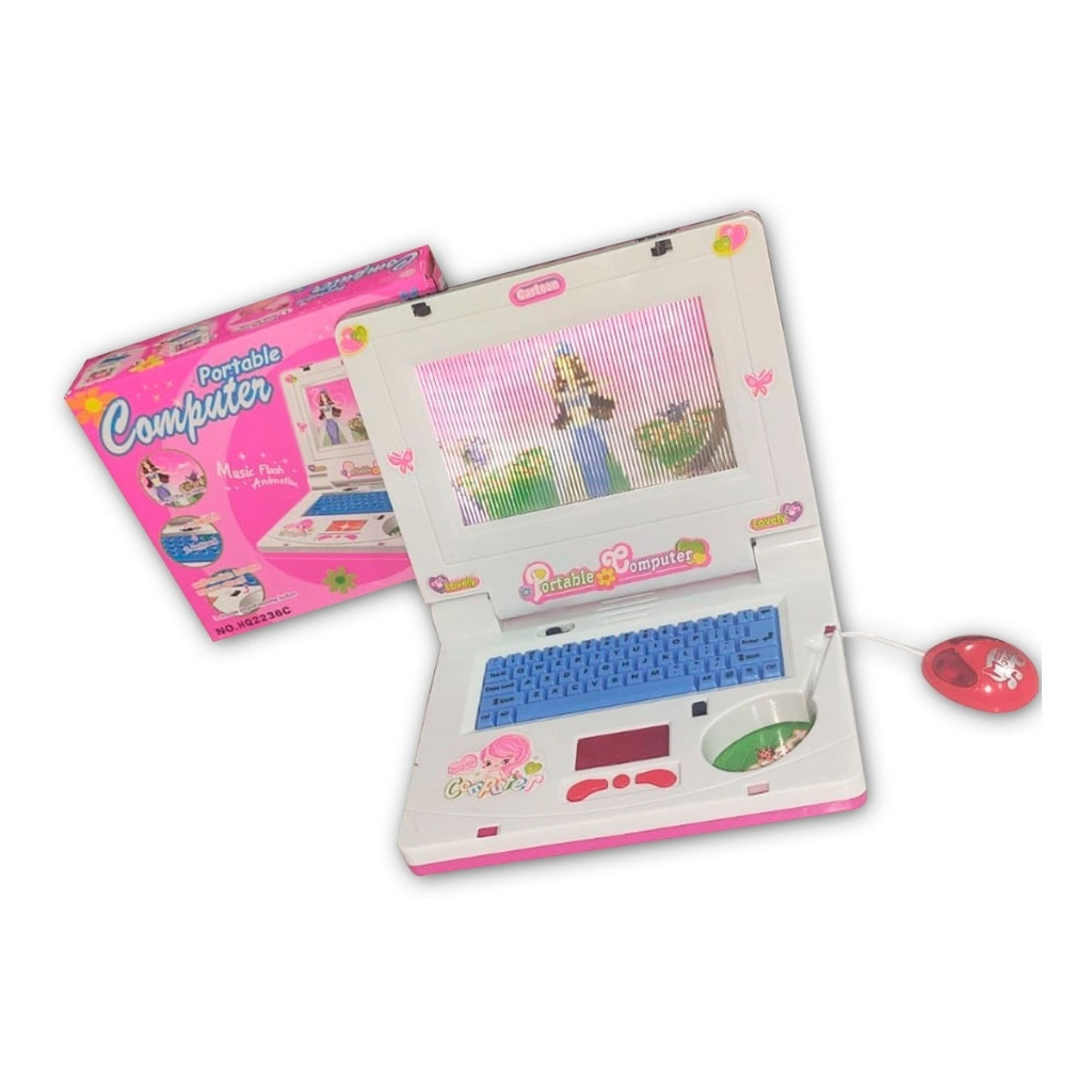 Laptop đồ chơi cho bé có đèn, nhạc
