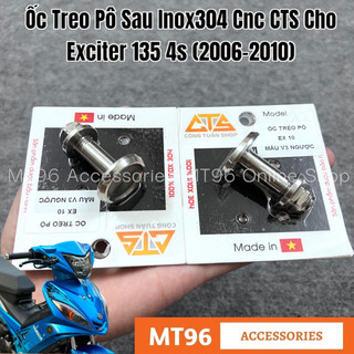 Ốc treo pô sau inox cts mẫu v3 ngược cho exciter 135 4s , ex 2010 inox304