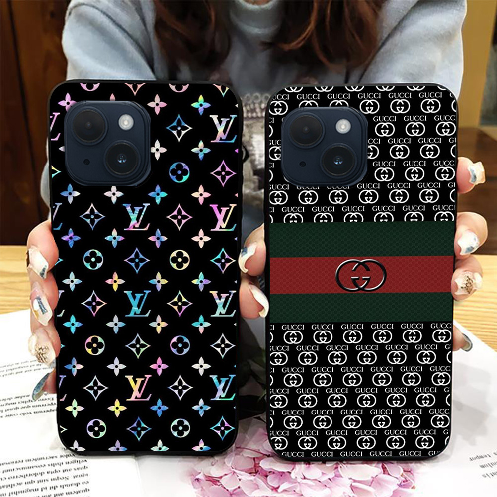 Ốp lưng Iphone 14 / ip 14 pro / ip 14 pro max / ip 14 plus in hình thương hiệu LV và guxi