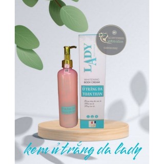 Kem ủ trắng da body lady white
