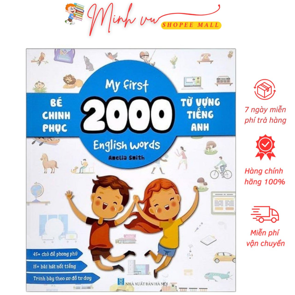 Sách Bé Chinh Phục 2000 Từ Vựng Tiếng Anh - My First - 2000 English Words