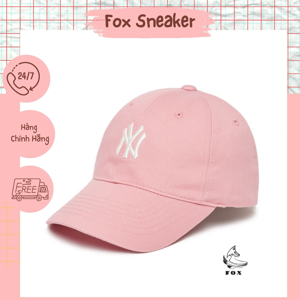 Mũ Nón MLB Ny Hồng Hàng Chính Hãng 3ACP1501N-50PKS - Fox Sneaker
