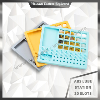 Abs lube station 20 slots | opener có sẵn tiện lợi | dụng cụ hỗ trợ lube switch | tool | gateron akko ktt | vck