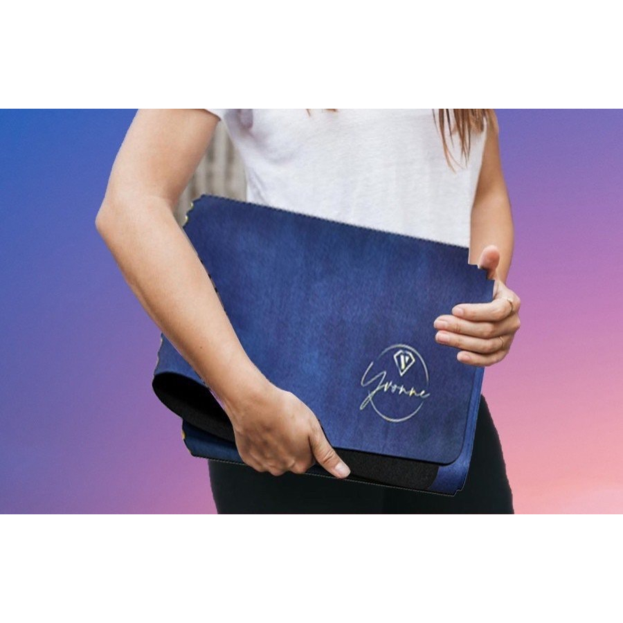 Thảm Yoga du lịch cao cấp chính hãng Yvonne dày 1,5mm chất liệu cao su, bề mặt BÁM - NHÁM chống trơn trượt, sang xịn