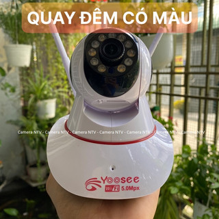 CAMERA IP YOOSEE 360, QUAN SÁT RÕ NGÀY VÀ ĐÊM, KÈM THẺ NHỚ, BẢO HÀNH 1 NĂM/Camera Yoosee IP Wifi HD1080