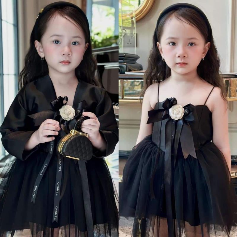 Đầm công chúa thiết kế sang chảnh, điệu đà,chụp ảnh, đi chơi cho bé gái.