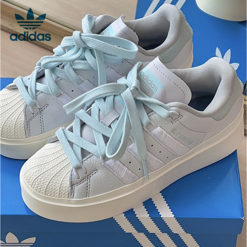 Adidas/clover /Superstar/nữ/nền tảng cổ điển/đầu vỏ sò/giày thể thao/giày GX4352