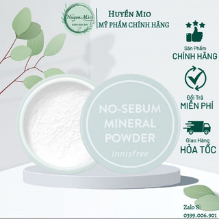 Phấn Phủ Bột Kiềm Dầu Màu Trong Suốt Innisfree No Sebum Mineral Powder – 5g - Huyenmio