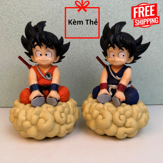 Mô hình nhân vật Goku cưỡi mây 2 dáng cực cute - Goku Kid dragonball - gagamohinh