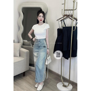 Áo Len Tăm Cổ Tròn Tay Hến Dáng Basic