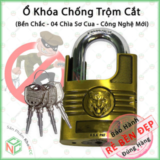 [KhoNCC] Ổ Khóa Chống Trộm Cắt Cho Gia Đình - Phòng Trọ - Văn Phòng Công Ty Kho Xưởng An Toàn Hơn - NPD-KhoaZeTOP-6084