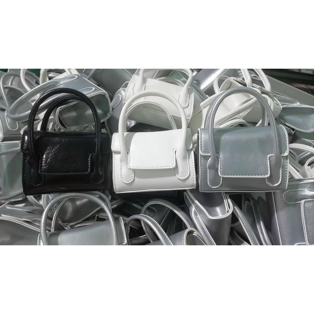 Túi Xách Đeo Chéo Nữ Mini Đẹp 2 Quai Da Trơn Mềm Sang Chảnh Cá Tính M197