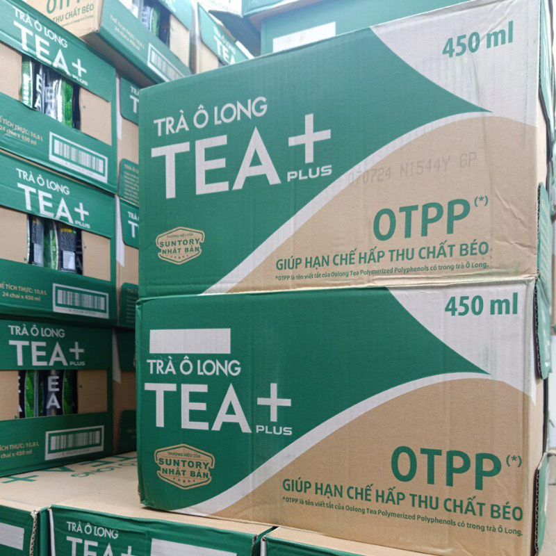 Trà ô Long TEA + 450ml x24chai thùng