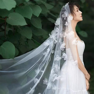 Lúp voan cô dâu nhẹ nhàng tiểu thư