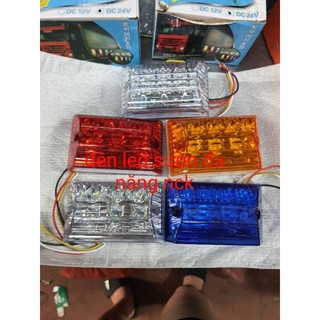 Đèn led ốp sườn xe ô tô tải , xe thùng đa năng các màu 12v - 24v NCK kèm ốc , chân bắt đa năng