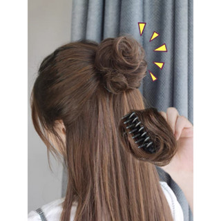 Tóc giả Búi tròn loại nhỏ có ngoạm kẹp xinh xắn