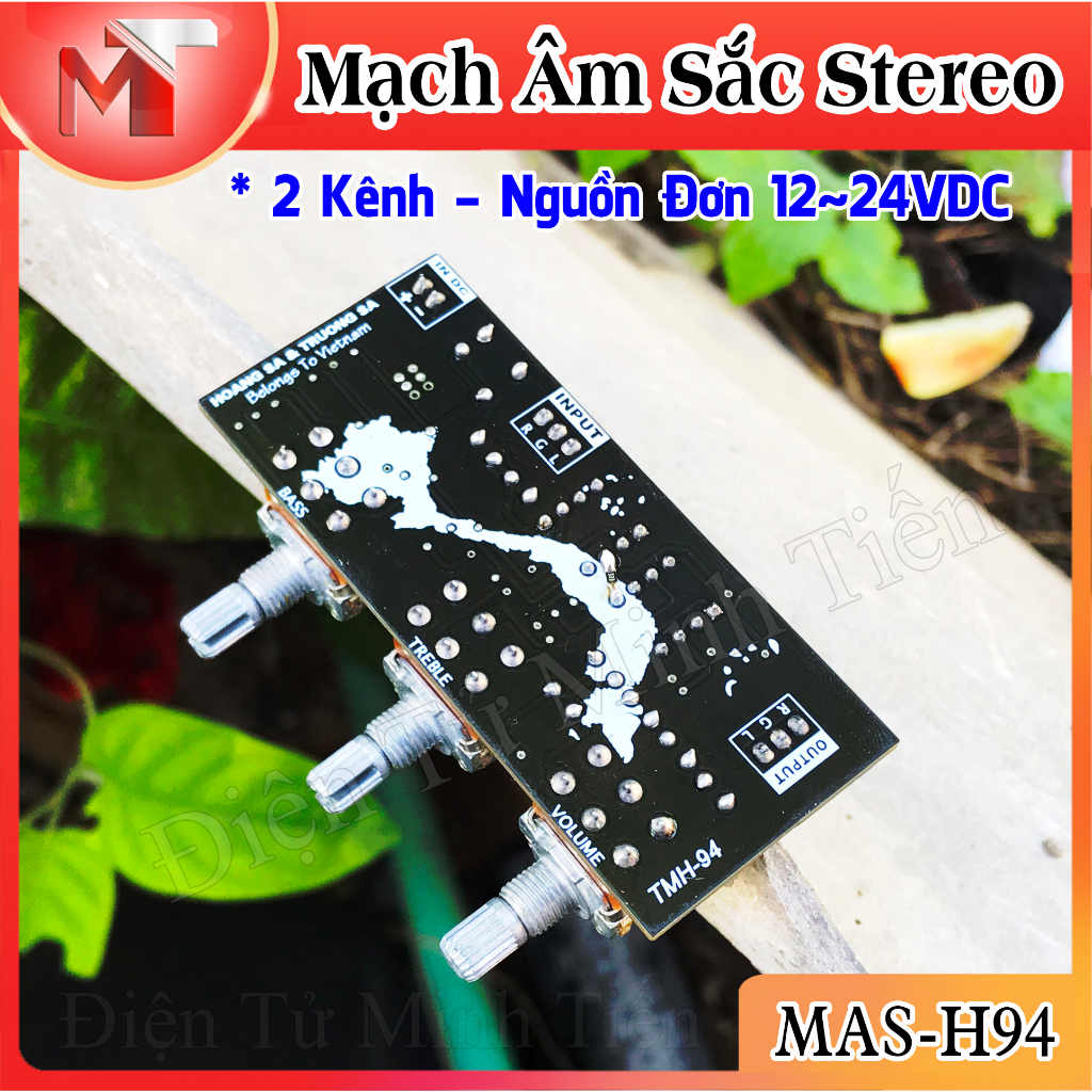 ✅ Mạch Chỉnh Âm Sắc Bass Treble STEREO