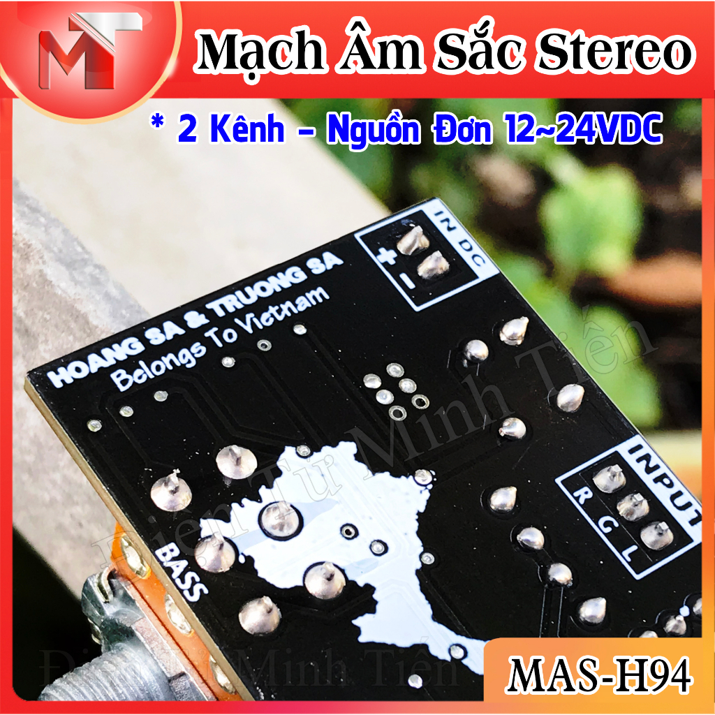 ✅ Mạch Chỉnh Âm Sắc Bass Treble STEREO