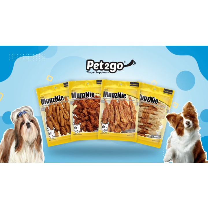 MUNZNIE Snack chó que gặm thịt 300-500g Mã BP