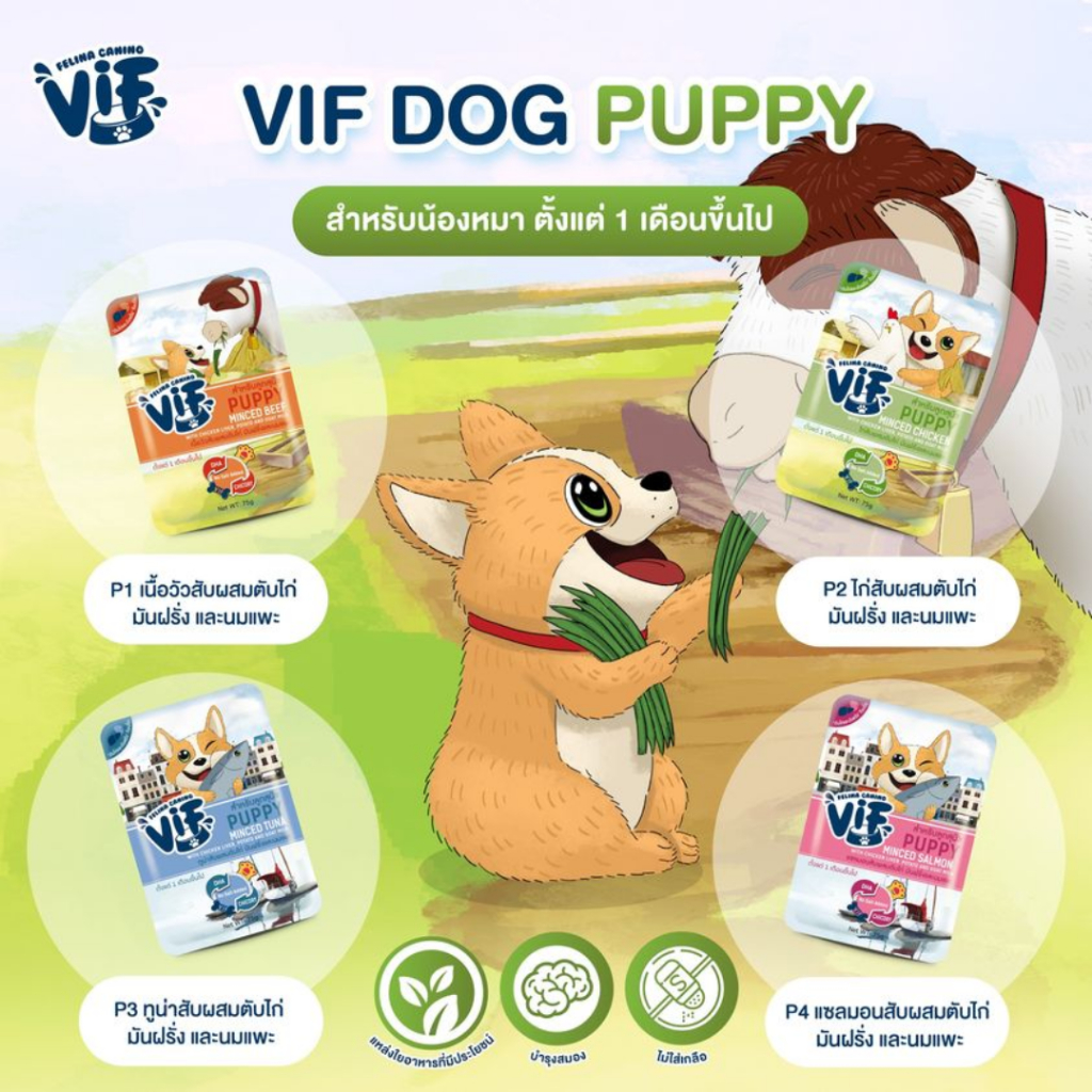 Pate Chó Vif 75g 🐶 FREE SHIP 🐶 Thịt cá thật xé nhỏ, dễ ăn , nhiều dinh dưỡng, dưỡng lông