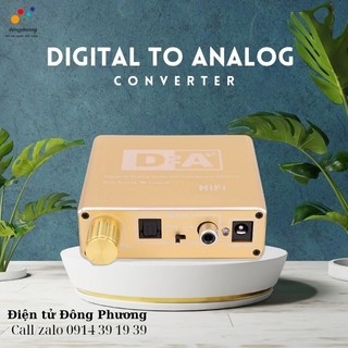 Bộ chuyển đổi âm thanh quang Optical cao cấp có nút chỉnh âm lượng