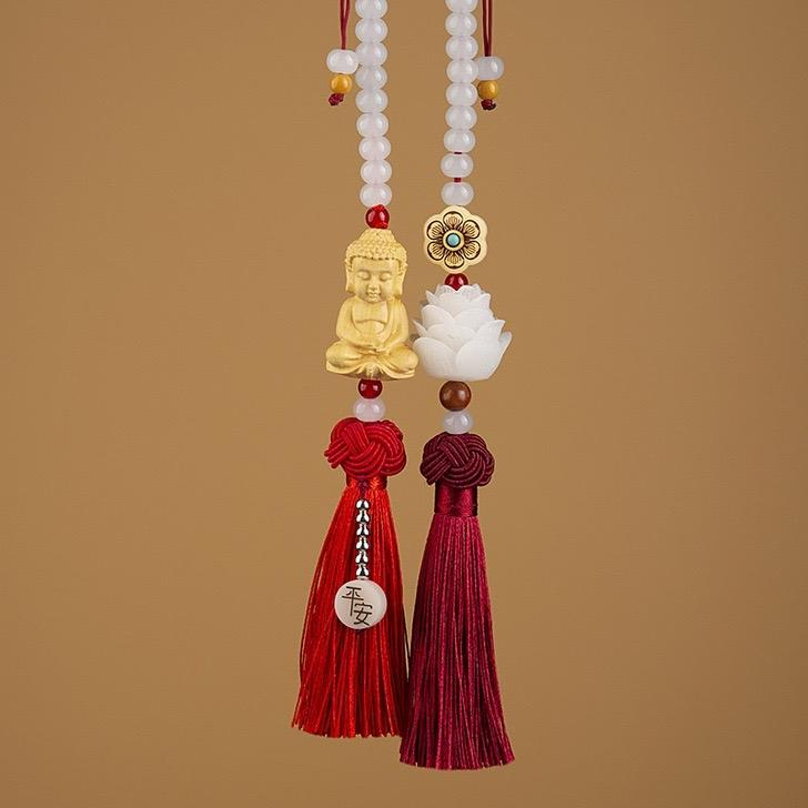 Khánh treo xe liên hoa Phật như lai , Khánh đài sen trang trí taplo, treo gương nhiều mẫu