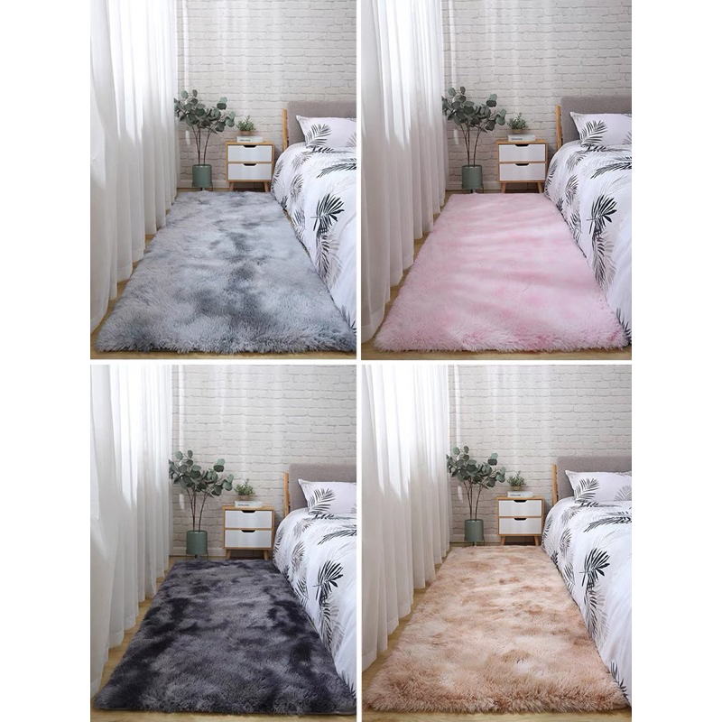 Thảm lông loang Muji chính hãng 80cm*2m/1m6*2m/50*1m6/1m*1m6 hàng nhập khẩu loại 1