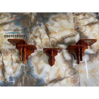 Bộ kệ gỗ công giáo treo tường | bộ bàn thờ chúa bằng gỗ sồi để tượng công giáo 40-50cm