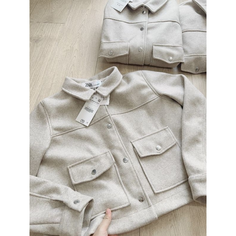 Áo khoác dạ màu be cho nữ style Hàn Quốc trẻ trung sang chảnh - Có buôn sỉ-SP 4589