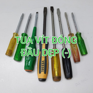 Tô vít đóng đầu dẹp 2 cạnh sunflag, vessel, wise, tone, ktc... hàng bãi nhật