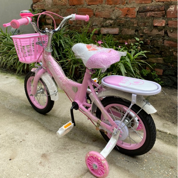 Xe đạp trẻ em JINBAO Xe đạp cho bé Gái 2 - 7 tuổi hàng nguyên hộp chưa lắp giáp.