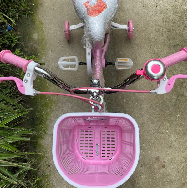 Xe đạp trẻ em JINBAO Xe đạp cho bé Gái 2 - 7 tuổi hàng nguyên hộp chưa lắp giáp.