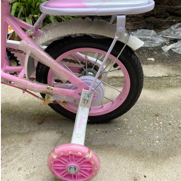 Xe đạp trẻ em JINBAO Xe đạp cho bé Gái 2 - 7 tuổi hàng nguyên hộp chưa lắp giáp.