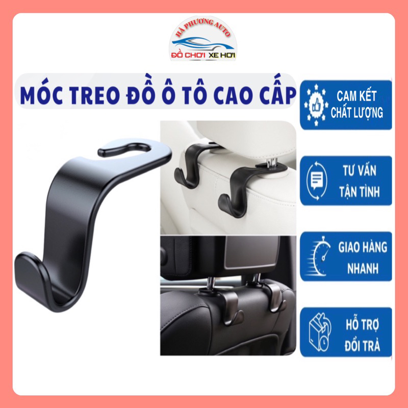 Móc treo đồ đa năng gắn sau ghế ô tô xe hơi nhựa ABS chắc chắn