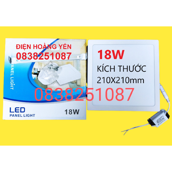 Đèn LED nổi 18w Vuông