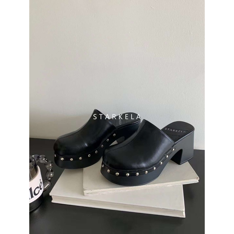 Sục cao gót viền đinh 7p- Hàng QC fullbox- Sẵn nâu, nu