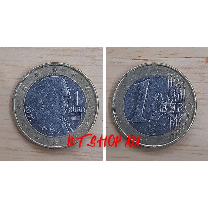 Đồng sưu tầm 1 Eur-1st map Áo, Austria ( 2002-2007 )