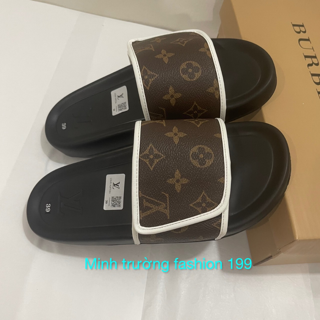 Dép quai ngang nam LV - dép LV nam mới nhất , thiết kế đôc lạ chống nước , chống trượt