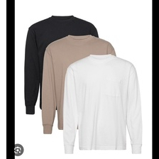 Áo cotton dài tay áo giữ nhiệt nam Aber crom bie & Fitch