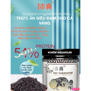 Thức ăn cao cấp hi protein >54% đạm jizhen hằng ngày giúp cá lên đầu, phát triển cơ xương, màu đẹp, dễ tiêu hoá
