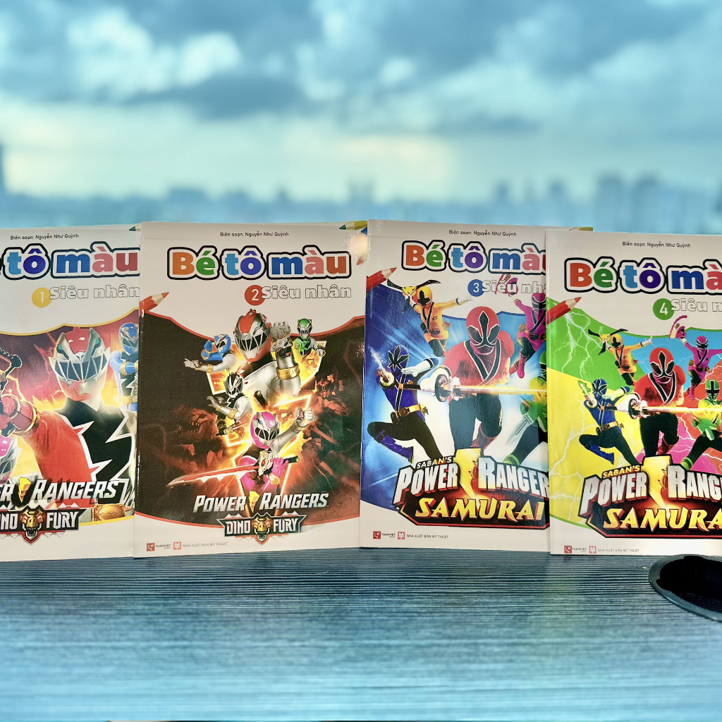 Sách - Tô màu Siêu Nhân Dành cho bé 2-6 tuổi