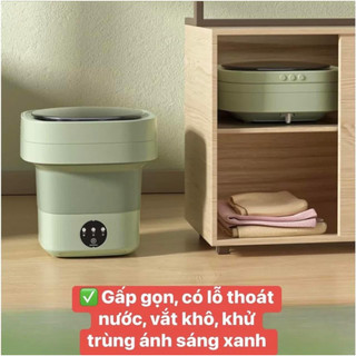 Máy giặt gấp mini Máy giặt nhỏ cho em bé Máy giặt đồ lót di động khử khuẩn