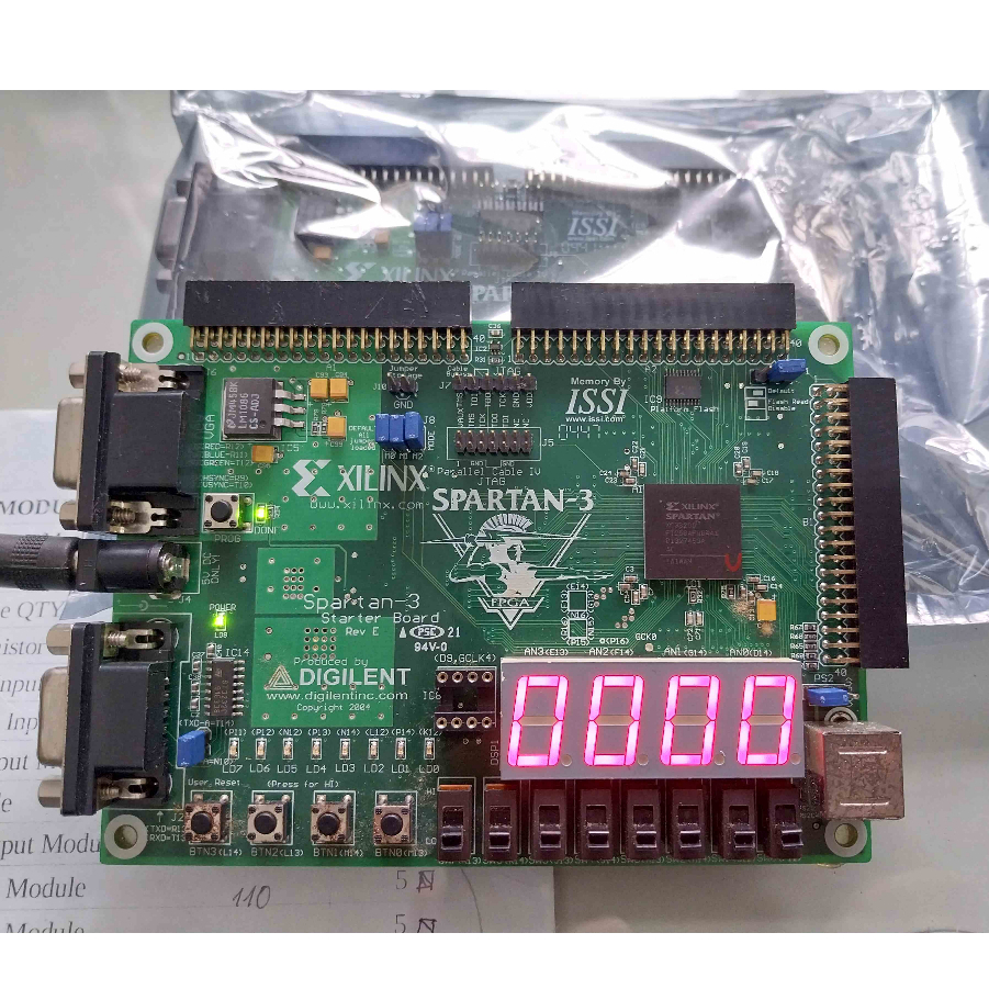 Kit, board phát triển FPGA, CPLD, Xilinx, Digilent (spartan 3E...)