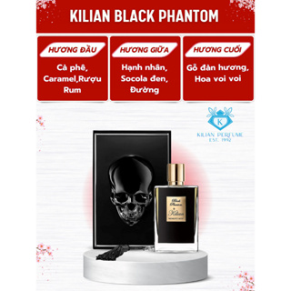 Nước hoa đầu lâu nam Kilian Black Phantom Memento Mori EDP Chai 50ml