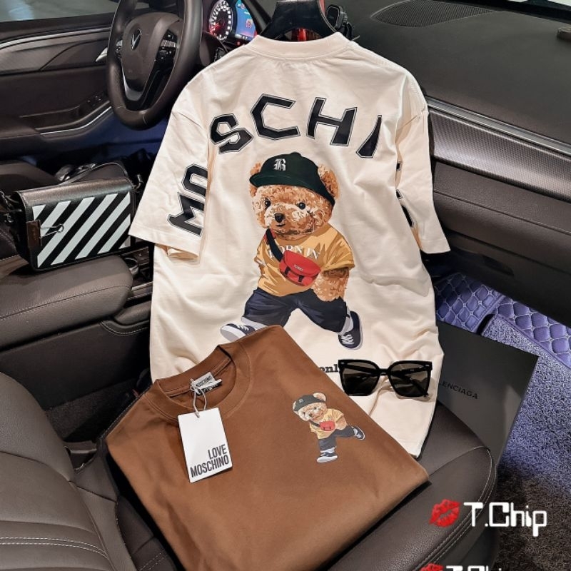 Áo phông gấu 2 mặt hàng QC L1